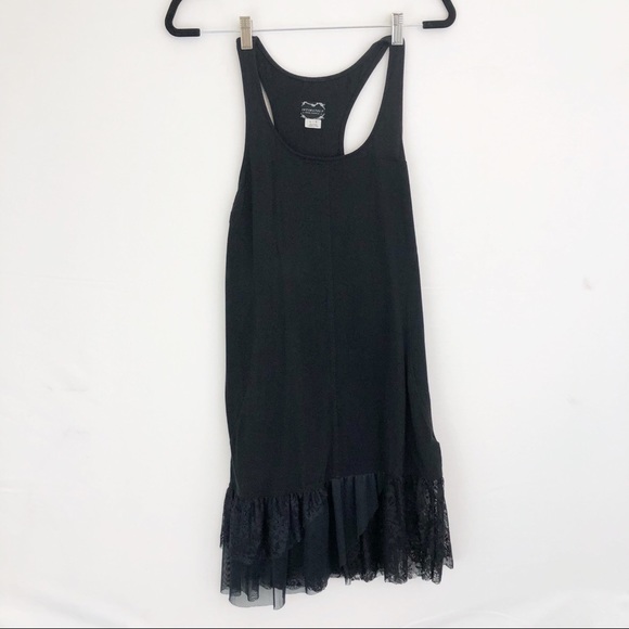 Free People Other - Free People Intimately Tulle Lace Hem Slip Dress L